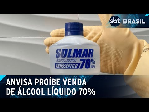 Anvisa volta a proibir venda de álcool líquido 70% | SBT Brasil (06/04/24)