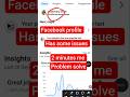 Facebook Profile has some issues !   2 minutes me problem solve #new#shorts  #facebook#viral
