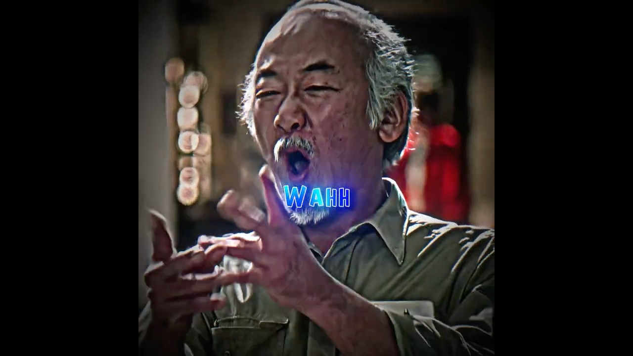 Mr. Aura | - Mr. Miyagi - {4K} - Karate Kid - | - VAI VAI TRAIR (SLOWED)