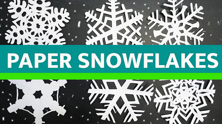 How to Make a Paper Snowflake - 3 designs