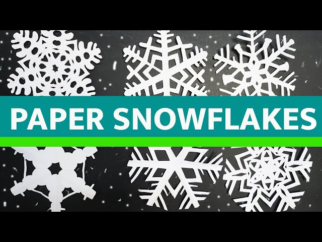 Printable Paper Snowflake Patterns For Kids