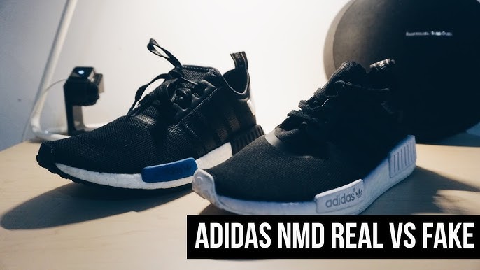 Adidas R1 real vs fake review. to spot good fake adidas nmd sneakers - YouTube