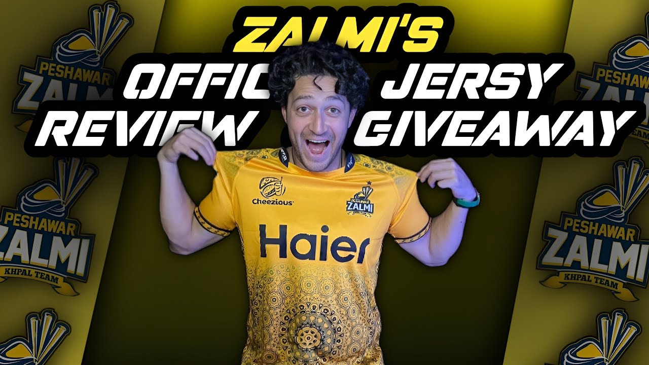 Peshawar Zalmi 2025 Jersey review & Giveaway | PSL 10