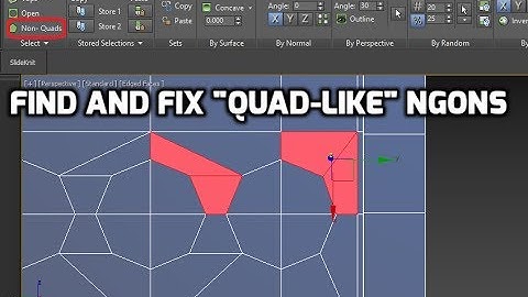 How to fix hidden (apparently quad-like) ngons in 3ds max