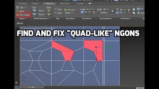 How to fix hidden (apparently quad-like) ngons in 3ds max