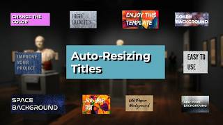 Auto Resizing Titles Title Animation Motion Graphics — Ready to Use