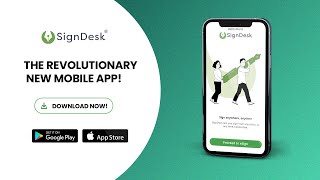 Introducing SignDesk: The Revolutionary New Mobile App! Introducing SignDesk: The Revolutionary New Mobile App!