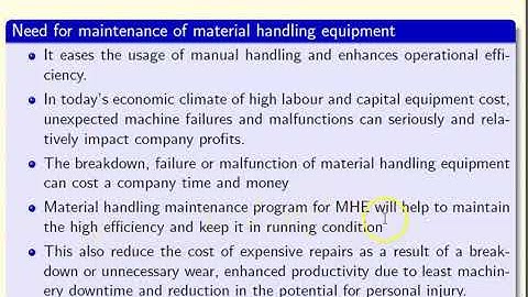 ME476 Material Handling & Facilities Planning Module V-5
