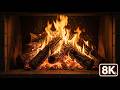 8K Fireplace Ambience 🔥 30 Min Real Crackling Fire #focus #sleep #relaxing #fireplace #fire #relax