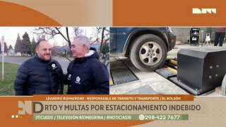 El Bolsón: RTO y multas por estacionamiento indebido