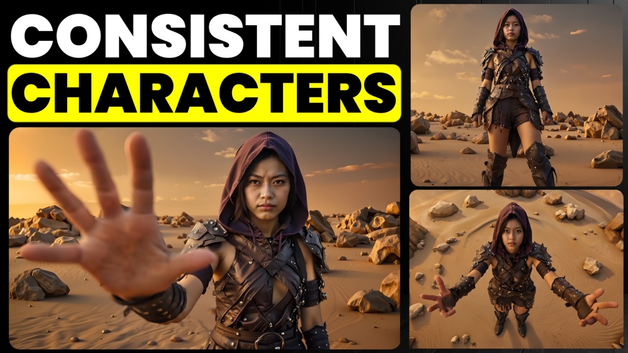 Create 1 Consistent Character for EVERY AI Video Generator (Dzine Storyboard tool)