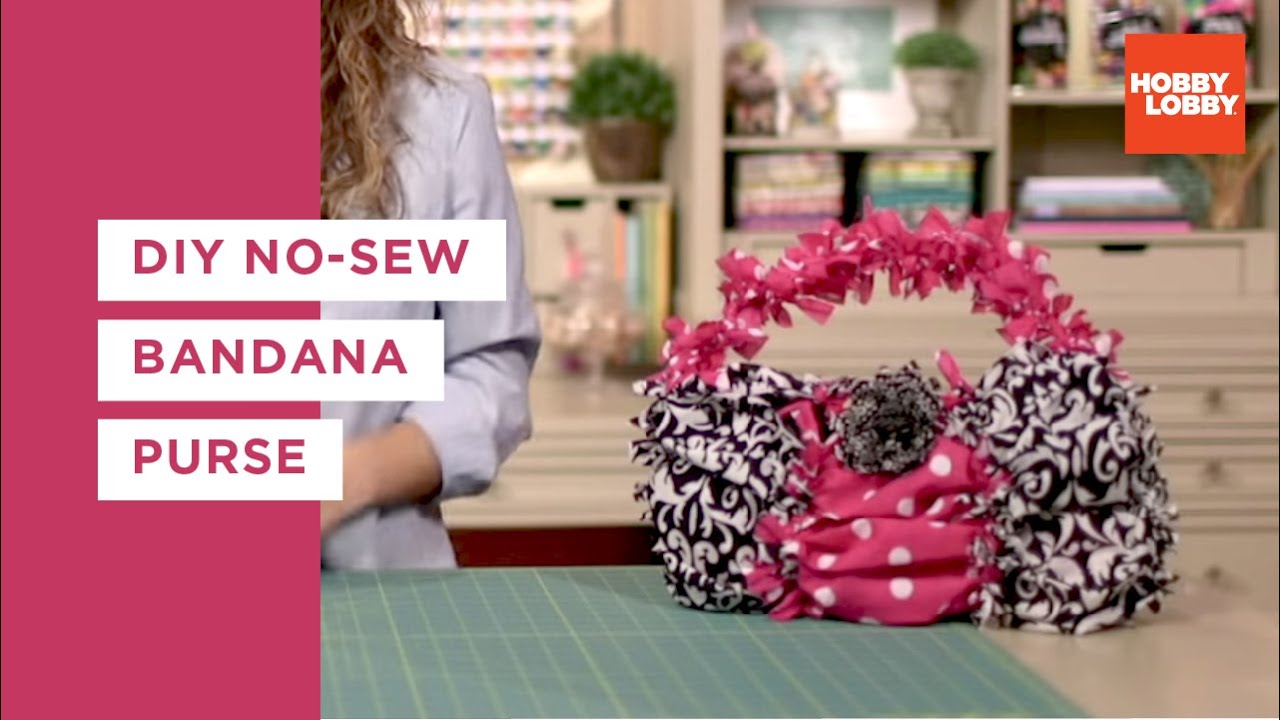 DIY No-Sew Bandana Purse