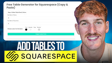 How to Add Tables to Squarespace (+ Free Generator Tool for 2025)