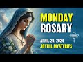 Monday rosary  joyful mysteries of the rosary  april 29 2024 virtual rosary