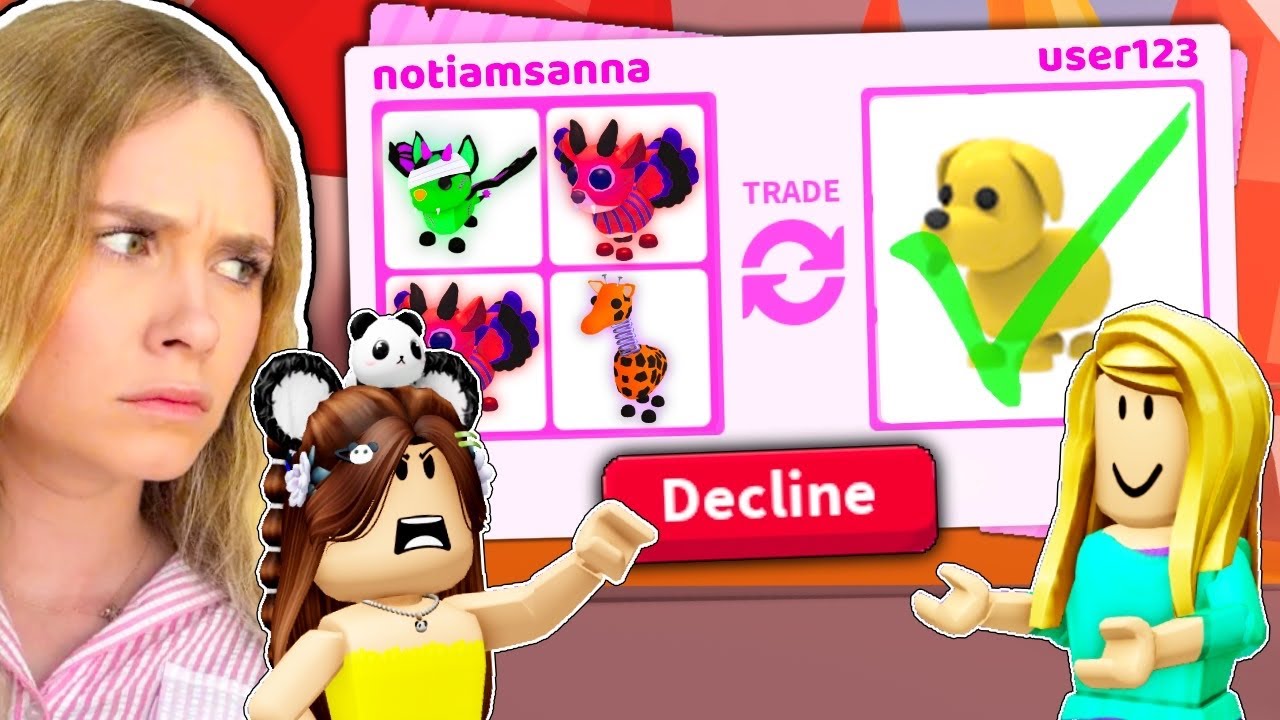 Youtuber Controls My Halloween Trades In Adopt Me Roblox YouTube 