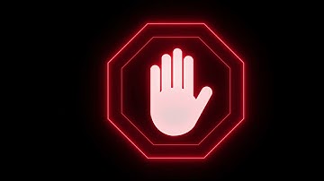 STOP  Neon Sign Animation-no copyright