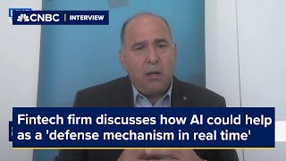 Cybersecurity: Fintech firm discusses how AI could help as a 'defense mechanism in real time'