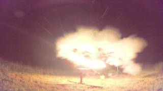 Monocopter Night Launch Pad Camera