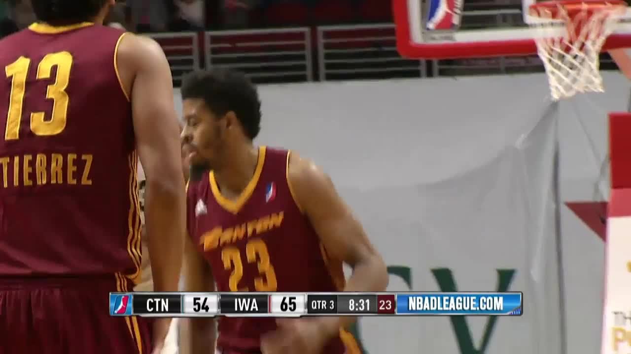 DJ Stephens Hammers Home the Putback!