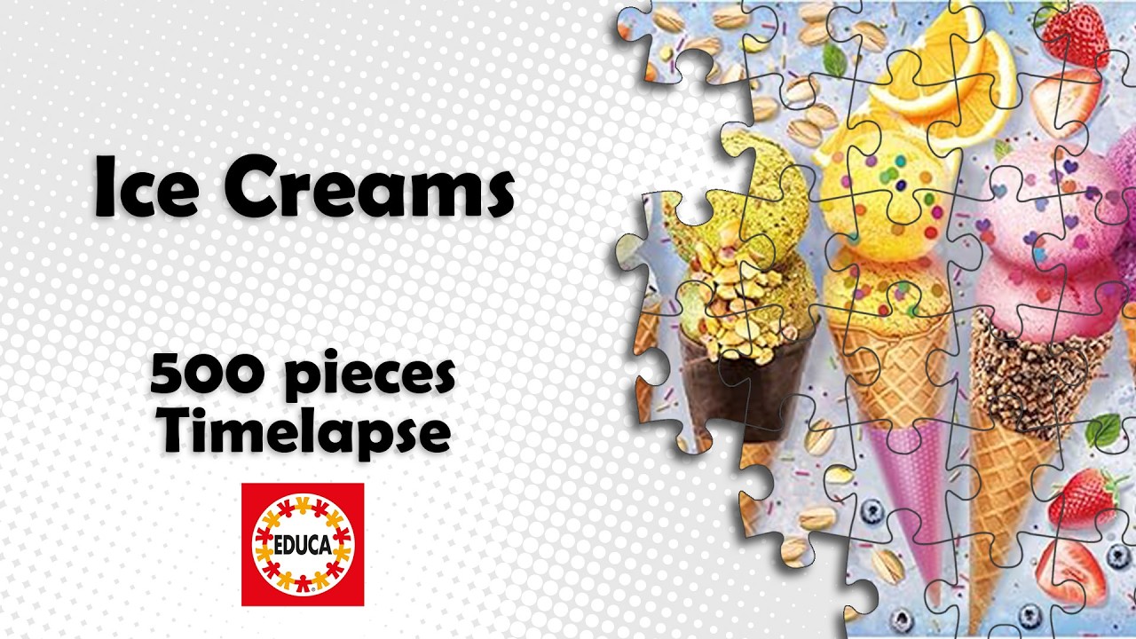 Ice Creams (Educa 20289) #puzzle #cozy #timelapse #educa #icecream