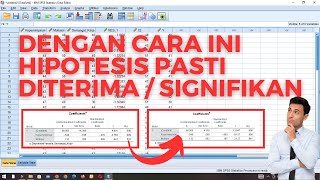 Cara Mengatasi Variabel Tidak Signifikan Menjadi Signifikan atau Hipotesis Diterima || TERBUKTI