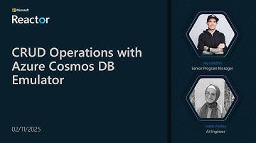 CRUD Operations with Azure Cosmos DB Emulator