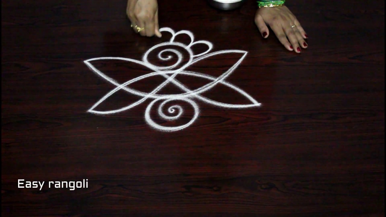 latest simple muggulu designs with out dots || easy rangoli ...