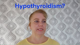 Hypothyroidism - Don't Ignore These Symptoms