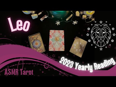 Leo ♌️ 2023 Yearly Reading | ASMR Tarot