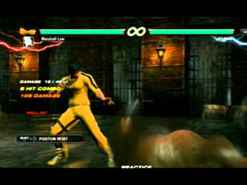 Tekken 6 BR multi char(Bruce,Law,K...  combo act b...