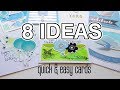 DIY CARDS: 8 quick and easy ideas - Simple minimalist cards