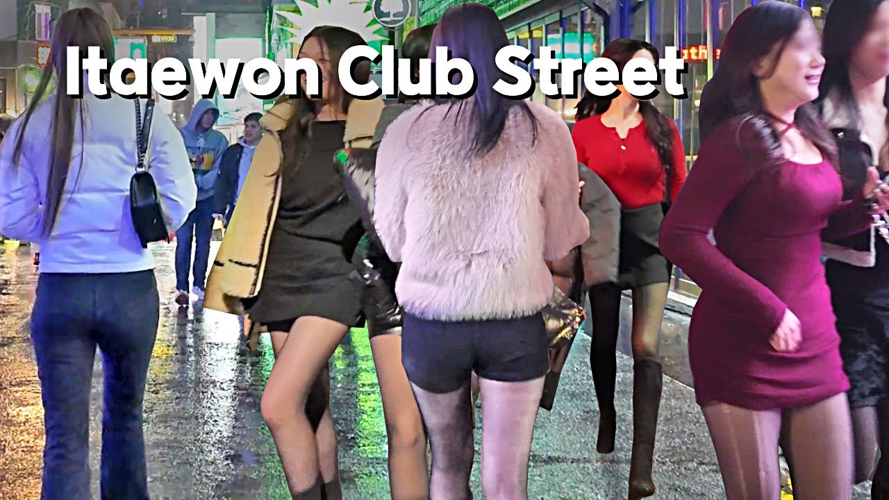 [4K SEOUL KOREA] 😍😍 거리가 흥겨운 연말 이태원 클럽거리 🔥🔥Itaewon Club Street/Seoul, Korea/City Stroll