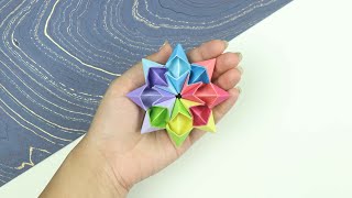 Decompress Paper Little Toy Unlimited Flip | Rainbow Paper Toy Antistress Transformer