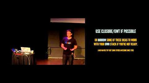 Addy Osmani - JavaScript Decoupling Vs. The World