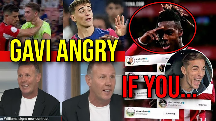 Gavi DESTROYS Nico Williams after snubbing Barcelona