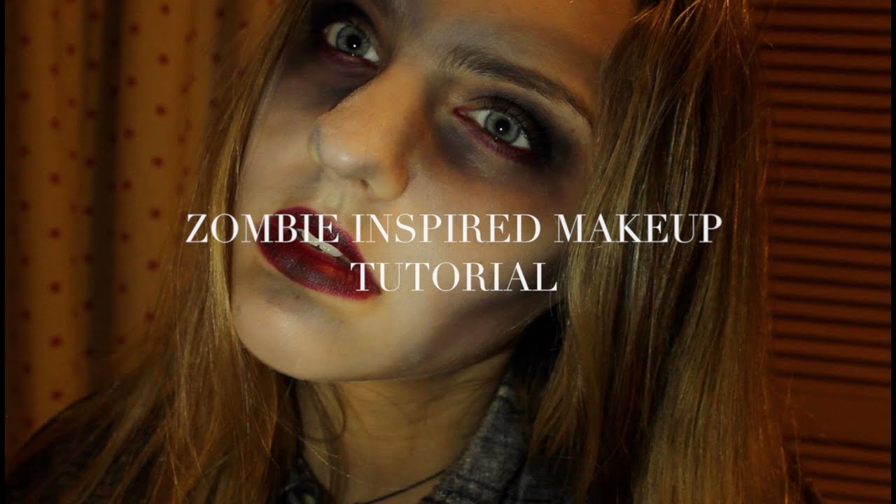 Quick Easy Halloween Zombie Makeup YouTube