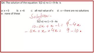 Applied Finite Math 1010: Chapter 1 : Excecise 1.1 Q (4): English