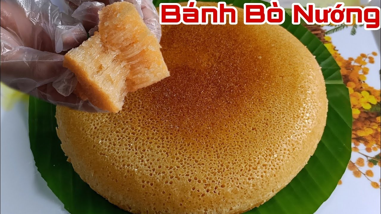 Cách Làm Bánh Bò Nướng Rễ Tre Bằng Chảo Rất Dễ.Bánh Mềm Xốp Dai Ngon Thơm Béo