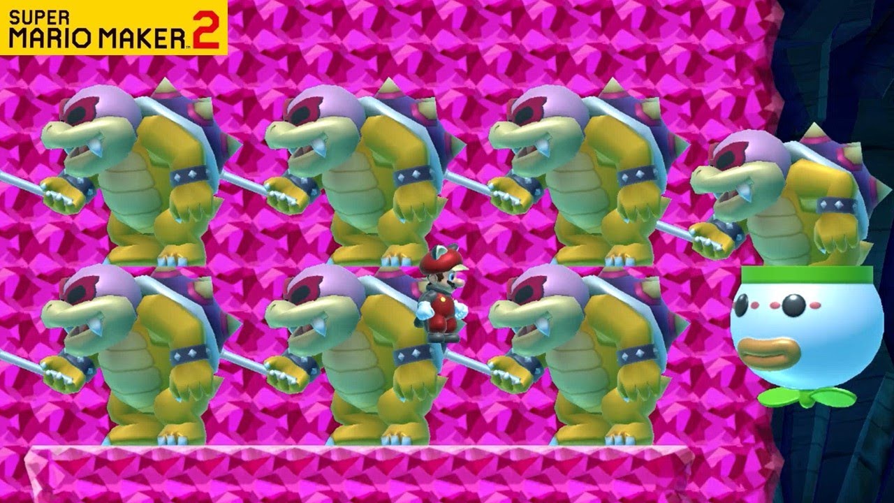 SUPER MARIO MAKER 2 - KOOPALINGS BOSS RUSH & FIGHT LEVEL STAGES [Nintendo Switch]