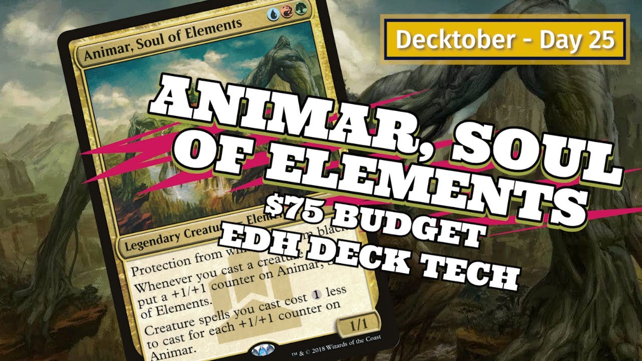Animar, Душа Стихий, БЮДЖЕТНАЯ колода за 75 долларов! | DECKTOBER | MTG EDH | Magic The Gathering