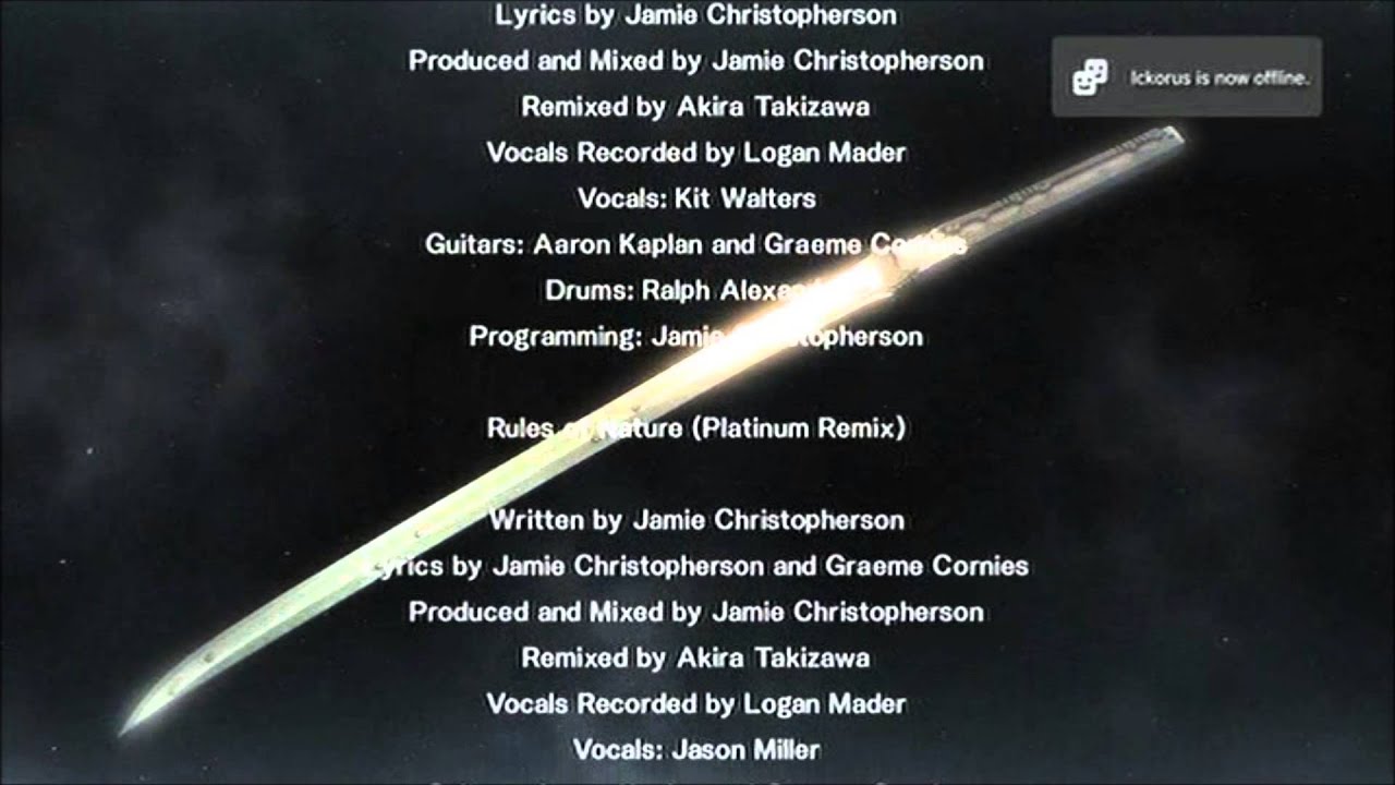 Metal Gear Rising Revengeance Ending Credits