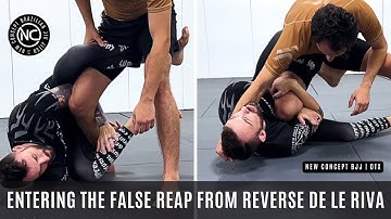 New Concept BJJ | Entering The False Reap From Reverse De La Riva | NoGi Coach Caleb Flippin