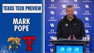 Mark Pope Previews Texas Tech and Gives Injury Updates
