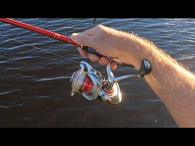 Johnny Morris Platinum Signature spinning reel combo. 