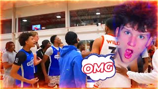RealGradyy Reacts To MY AAU TEAM WANTED SMOKE IN THIS HEATED SEMI-FINALS MATCHUP! (OKC Game 5)