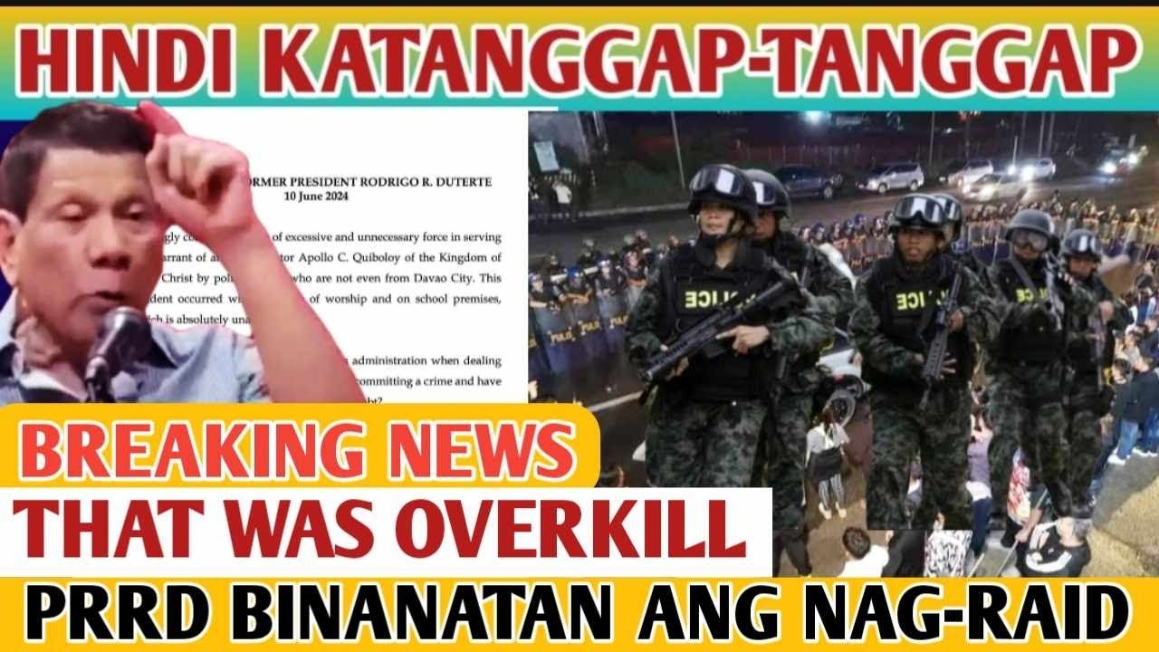 Prrd Issue BREAKING NEWS | PRRD MAY MATINDING BANAT SA MGA WALANG PUSONG PULIS ...