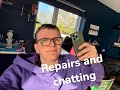 repairs and chatting
