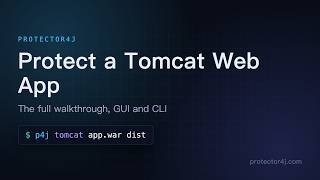 Protect a Tomcat Web Application with Protector4J