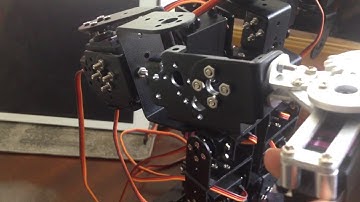 15 servo d o f humanoid robot build part 19