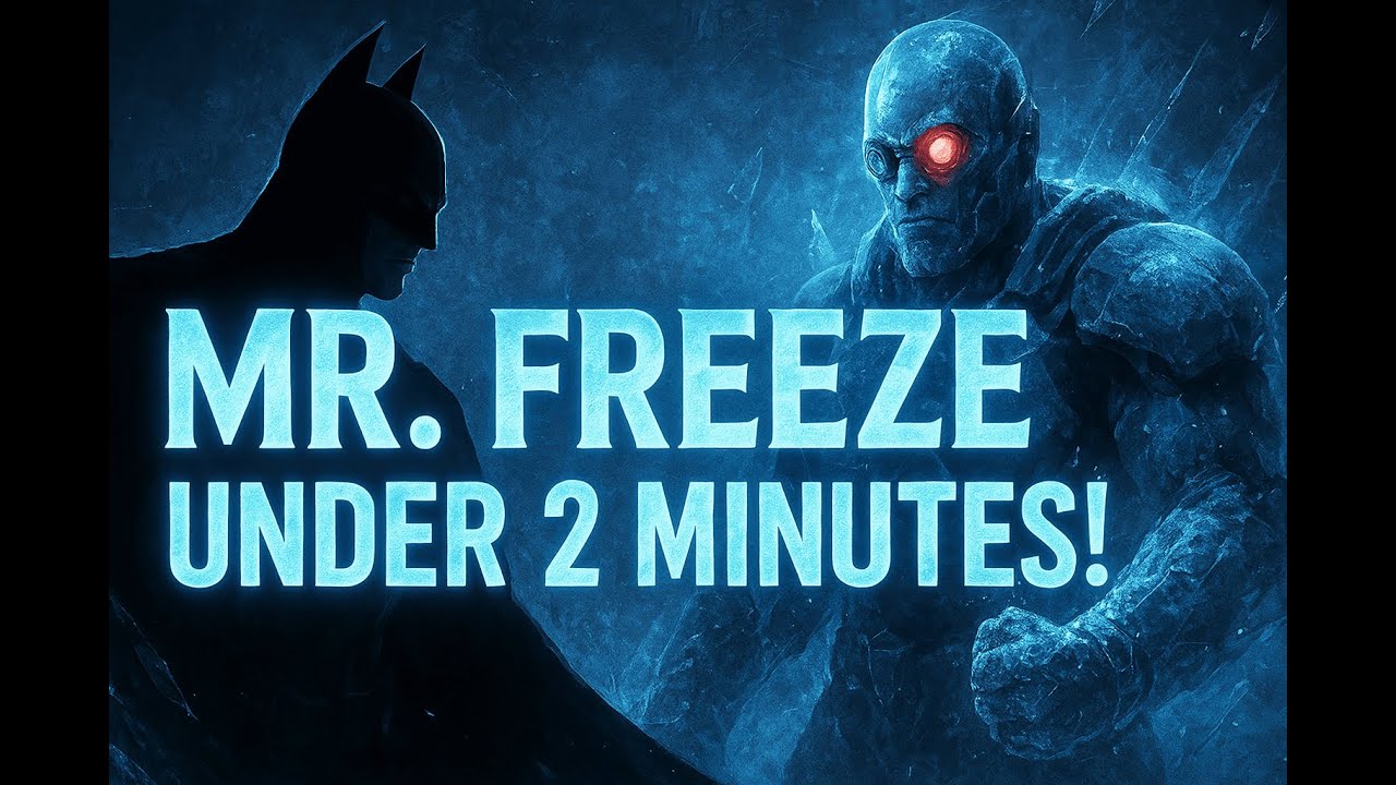 🧊 Batman: Arkham City- how to Defeat Mr. Freeze in UNDER 2 MINUTES! 🔥